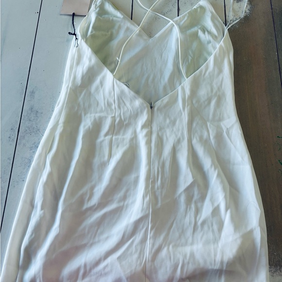 Superdown lime/white mini dress - Picture 6 of 7